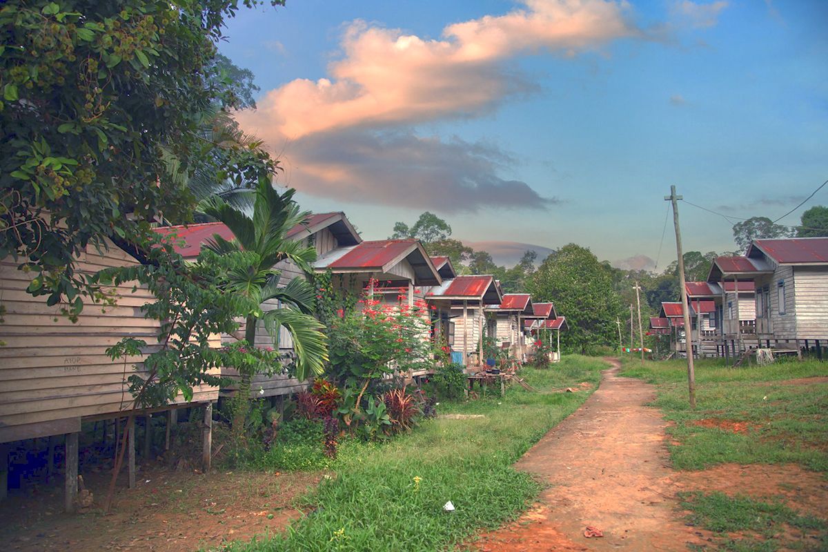 Kampung Suku Dayak Punan Semeriot di Hulu Sungai Bulusu/ Kharissa Dewidya Ristanto